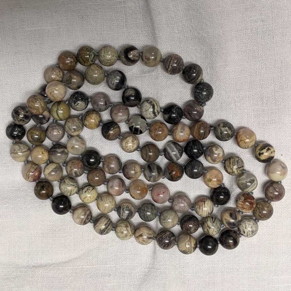 31" Natural Stone Necklace